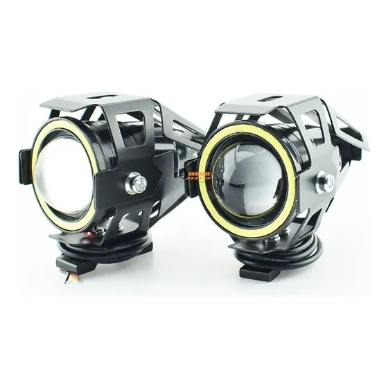 2 Exploradoras Led Ojo De Angel U7 Grande 9000lm Moto/carro