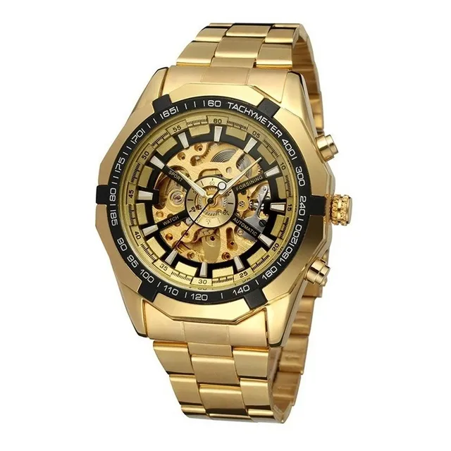 Reloj De Lujo Forsining Gold Fs340 Relojes Montevideo