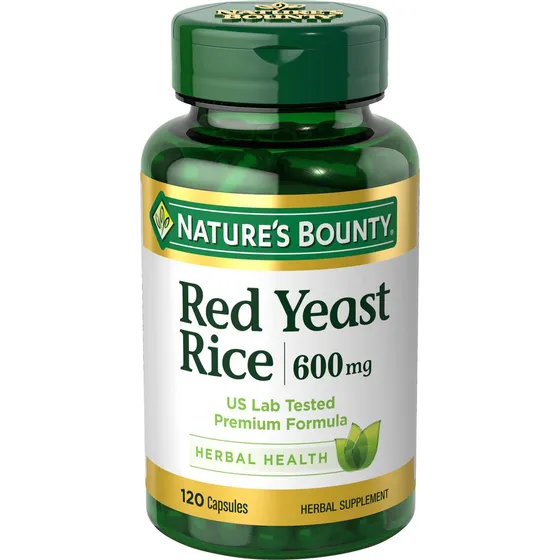 Suplemento De Arroz De Levadura Roja Nature's Bounty 600 Mg