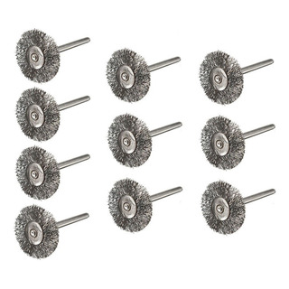 10 Uds. Cepillo De Rueda De Alambre De Acero De 2,2 Cm Para 10 Uds. Cepillo De Rueda De Alambre De Acero De 2,2 Cm Para