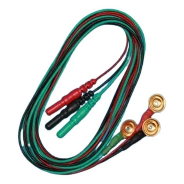 Electrodo Ecg, Tipo Copa De 10mm X 120cm