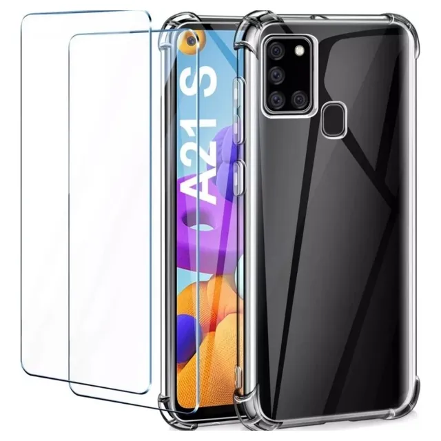 Funda Transparentea01 A11 A21s A31 A51 A71 + Vidrio Templado