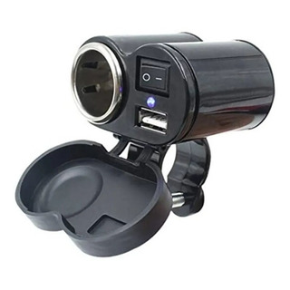 Cargador Usb Celular Y Encendedor De Cigarros Para Moto Auto Cargador Usb Celular Y Encendedor De Cigarros Para Moto Auto
