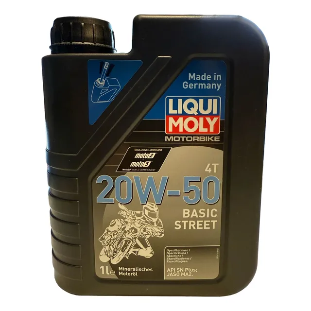 Aceite Moto Liqui Moly 20w50 4t Street Mineral 1lt. L46