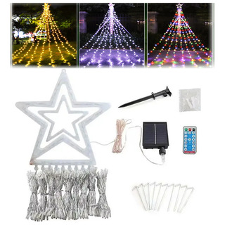 Cadena De Luces Navideñas Con Forma De Estrella, 350 Led, 8 Cadena De Luces Navideñas Con Forma De Estrella, 350 Led, 8