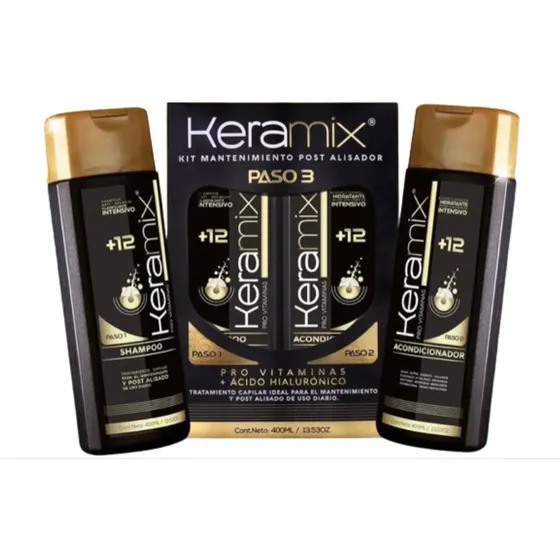 Shampoo Y Acondicionador Post Tratamiento Keramix 