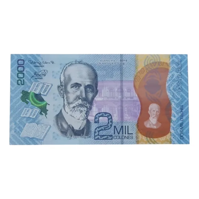 Billetes Mundiales : Costa Rica  2000 Colones Año 2018 (20)