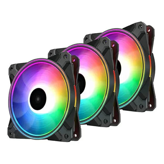 Fancooler Deepcool Dp-f12-ar-cf120p-3p Rgb 3 En 1