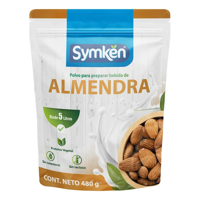Leche De Almendra | Bolsa 480g | Symken