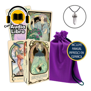 Tarot Visiones Etereas En Español + Morral+ Tablero +pendulo Tarot Visiones Etereas En Español + Morral+ Tablero +pendulo