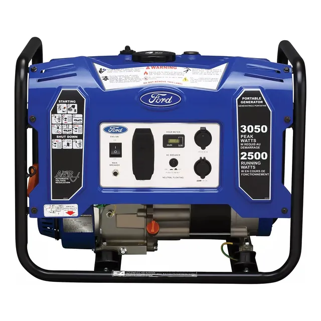 Generador Electrico Ford Pot Max. 3050w/ 11h/ Gasolina/ 4 T