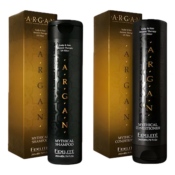 Kit Shampoo + Acondicionador Argan Fidelite 260ml