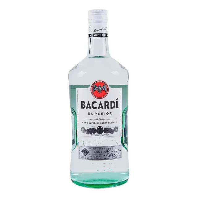 Ron Bacardi Carta Blanca 1l.  Envío Gratis