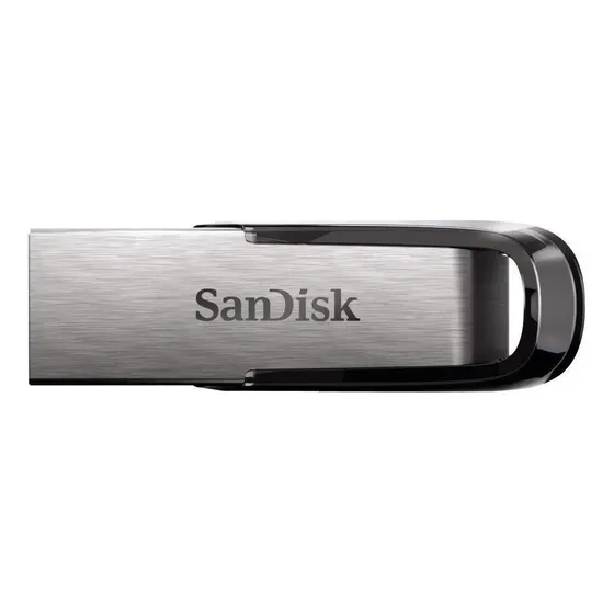 Pendrive SanDisk Ultra Flair 16GB 3.0 prateado e preto