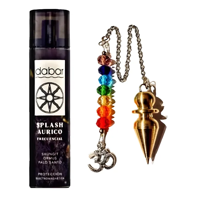 Splash Aurico Frecuencial Protección Ormus +pendulo 7chakras