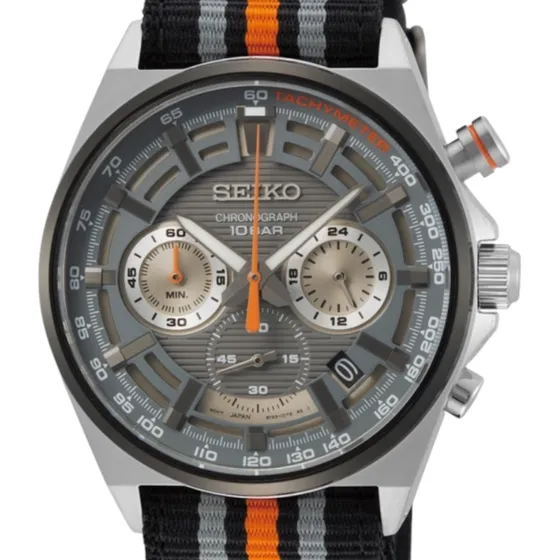 Reloj Seiko Hombre Cronografo Ssb403p1 Gris Plata Gris