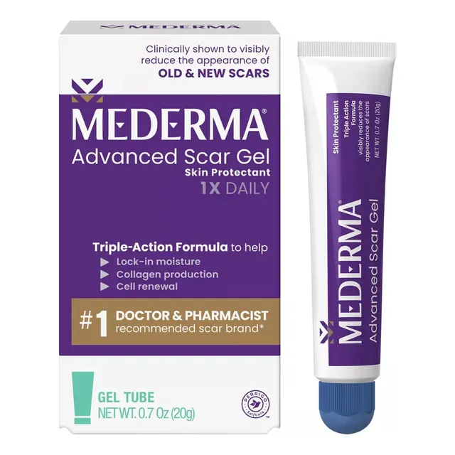 Mederma Advanced Scar Gel Triple Accion Para Cicatrices 20g