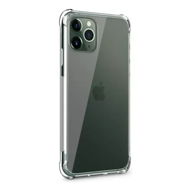 Funda Antishock Transparente Para iPhone + Vidrio Templado