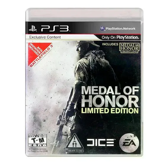Jogo Seminovo Medal Of Honor Edição Limitada Ps3