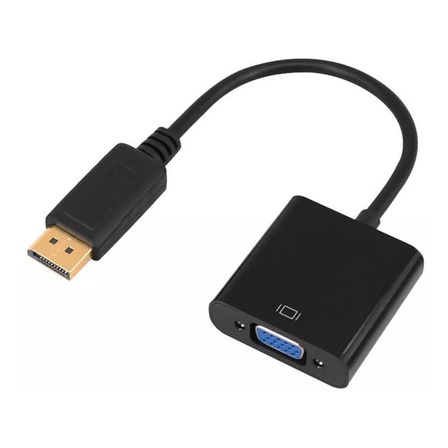 Cabo Adaptador Displayport Vga Conversor Vídeo Para Dell Hp Cabo Adaptador Displayport Vga Conversor Vídeo Para Dell Hp