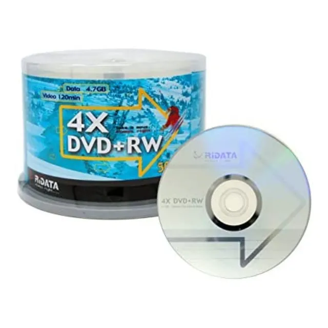 Dvd+rw 4.7gb 4x- Rewritable. X 50 U - Unidad a $100