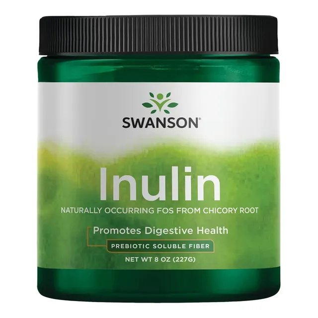 Polvo De Orgánica, Inulina, Pure, 8 oz (227 g)