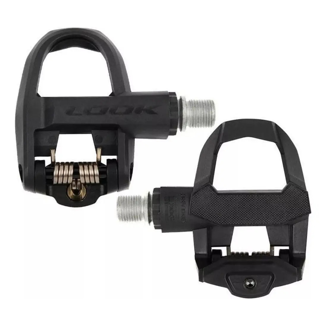 Pedal Look Keo Classic 3 Preto/vermelho,c/ Tacos Cinza