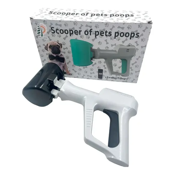 Recogedor de heces para perros y gatos con rollo, 15 bolsitas | Cuotas sin interés