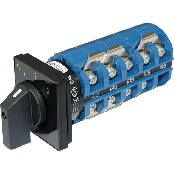 Interruptor Giratorio Ac Blue Sea Systems 9077 - Apagado + 3