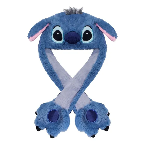 Gorro Niño Infantil Mueve Orejas Con Luces Led Stitch Abriga