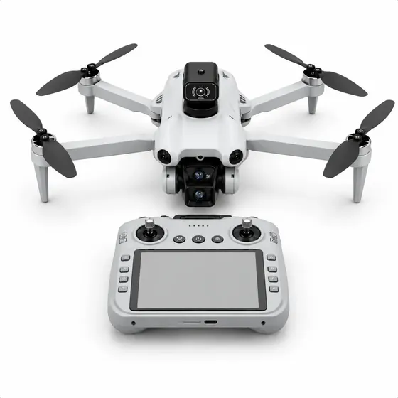 Drone S101 Max- 4k Câmera Dupla + Tela No Controle Wifi Fpv