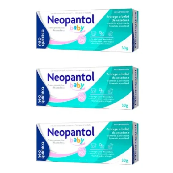 Kit 3x Creme De Assaduras Neopantol Baby - Neo Química