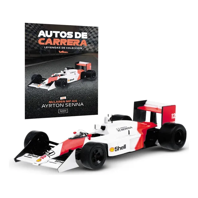 Auto Fórmula 1 Coleccionable Ayrton Senna Mclaren Mp4/4