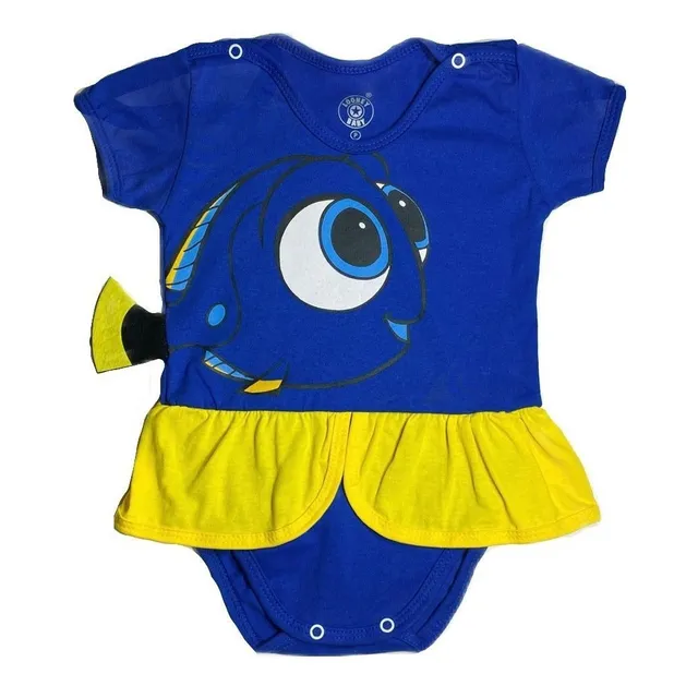 Body De Bebê Temático Mesversario Dory - Procurando Nemo