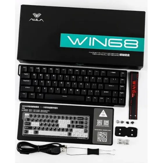 Teclado Magnetico Aula Win68 He - Extreme Response 8k