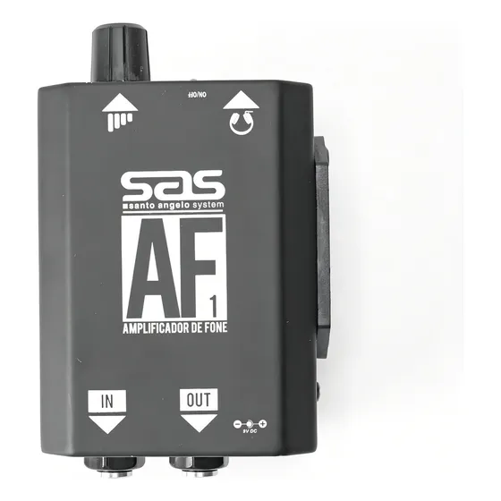 Amplificador De Fone 1 Canal Santo Angelo Af1 Com 9v