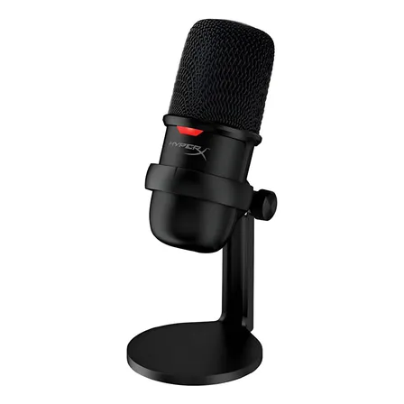 Microfono Gamer Hyperx Solocast Negro Usb Podcast Streaming
