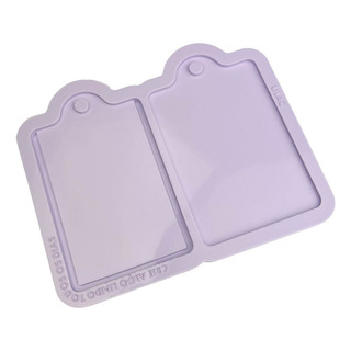 Molde De Silicone Para Resina Porta CartĂŁo De Chaveiro El390 Molde De Silicone Para Resina Porta CartĂŁo De Chaveiro El390