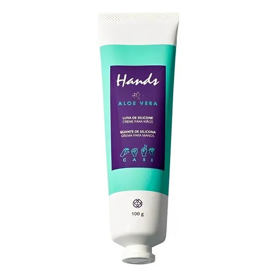 Crema para Manos Hidratación Profunda Hands Aloe Vera Hinode, 55g, Tecnología Silicon Tech-Care, Protección Antiedad, Suavidad, Cuidado Intensivo, Manos Secas, Fórmula Ligera, Fragancia Refrescante