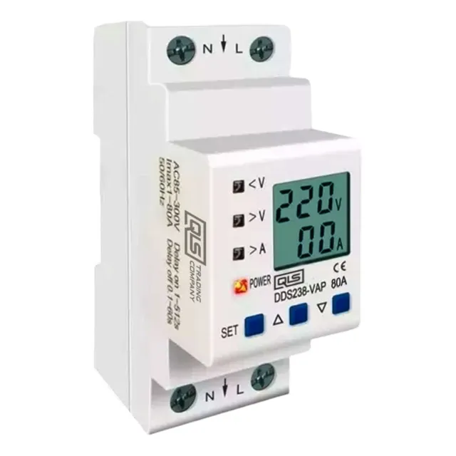 Protector De Voltaje Integral Digital 110v/220v 80a Qls