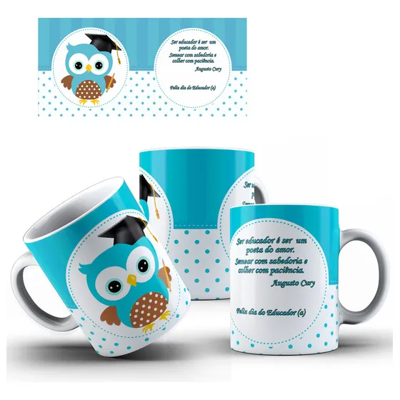 Caneca Dia Dos Professores + Caixinha - Opção 26