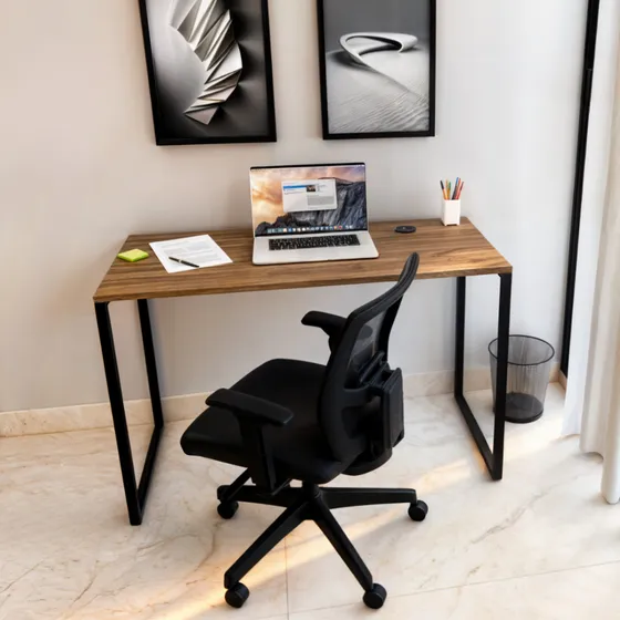 Mesa Escrivaninha Industrial 100% Mdf Planejado Sob Medida