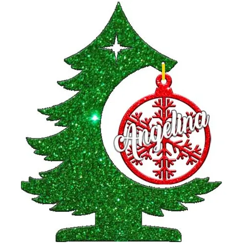 Arbol Navideño Recuerdo Regalo Empresarial Brillante