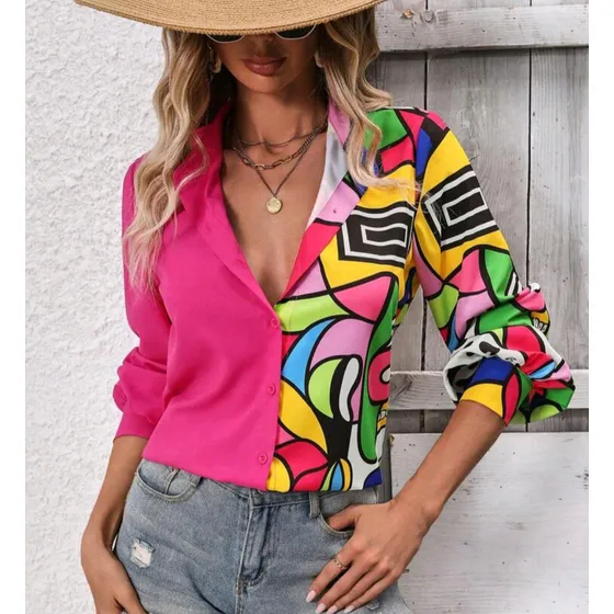 Camisa Blusa Casual Shein Talla M