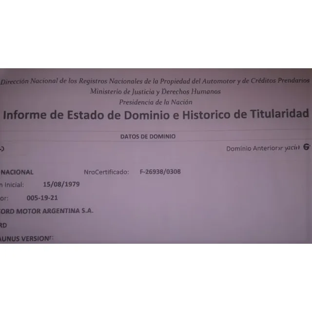 Informe De Dominio Con Multas Y Patentes En 24 A 48 Hs 