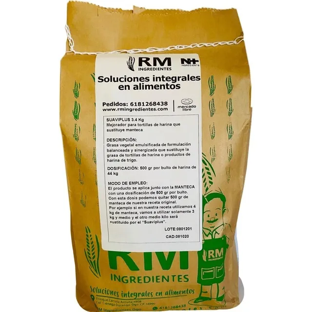 Suaviplus Mejorador Tortillas De Harina Y Panificacion 3.4kg