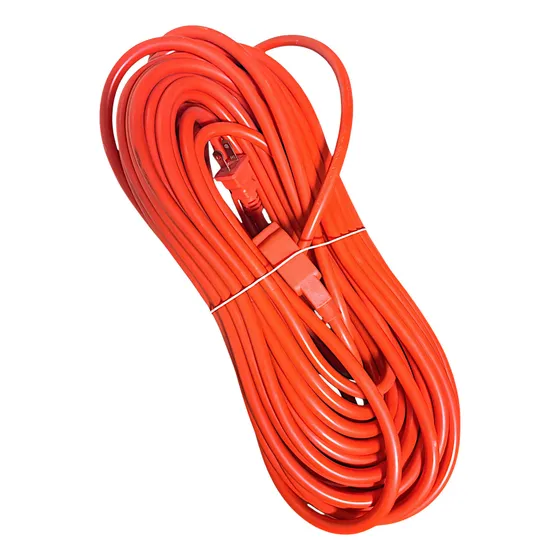 Extensión Eléctrica Uso Rudo 30 Metros Iusa Color Naranja