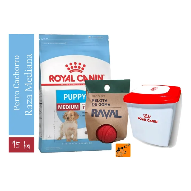 Alimento Royal Canin Puppy Medium Para Cachorro De 15 Kg.