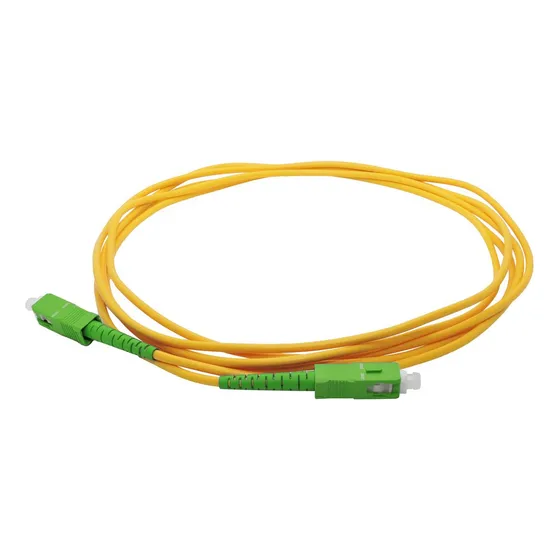 5 Unidades De Css - Cordão Óptico Sc-apc/sc-apc (9/125) 5m