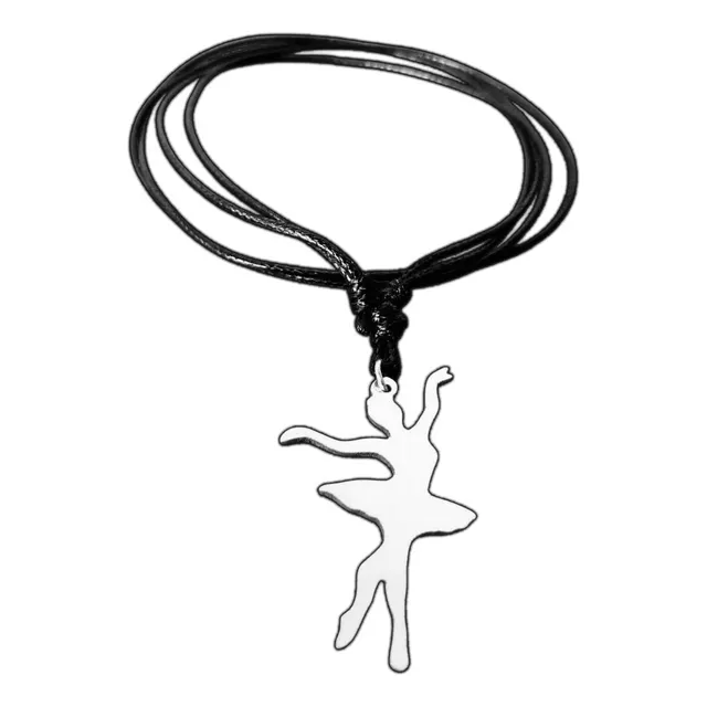Dije Bailarina Danza Ballet Balé Collar Inoxidable
